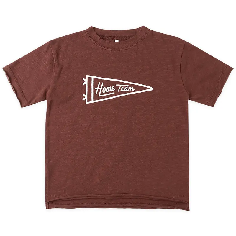 Raw Edge Tee in Home Team by Rylee & Cru