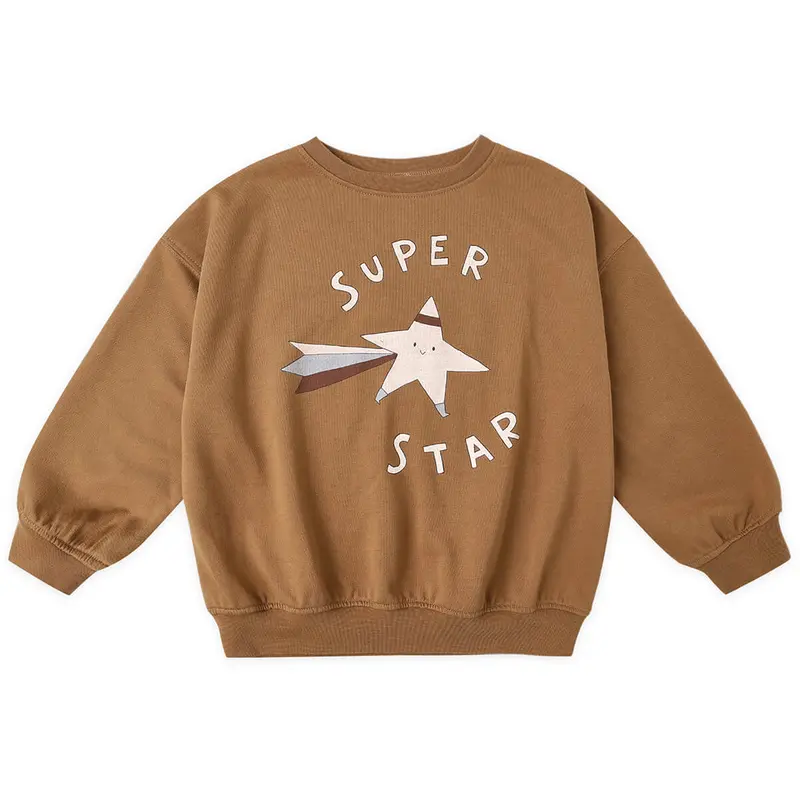 Relaxed Sweatshirt in Super Star by Rylee & Cru