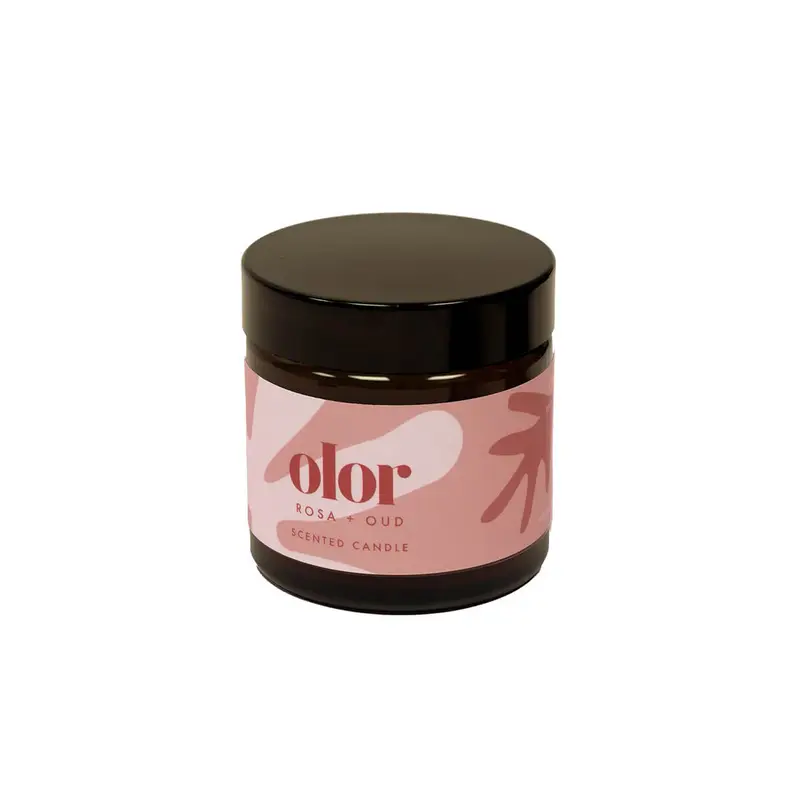 Rose & Oud Mini Jar Candle by Olor
