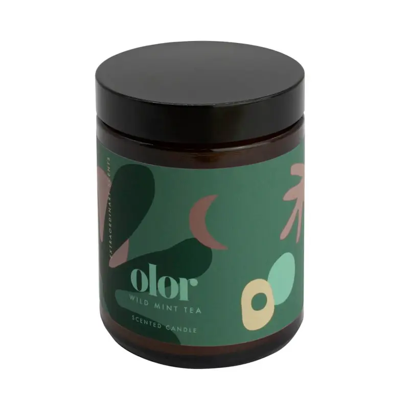 Wild Mint Tea Jar Candle by Olor