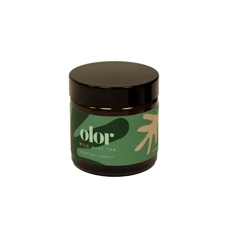 Wild Mint Tea Mini Jar Candle by Olor