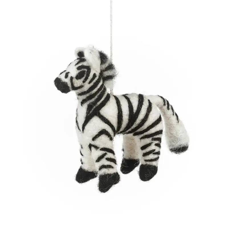 Zara The Zebra Safari Hanging Decoration by Felt So Good