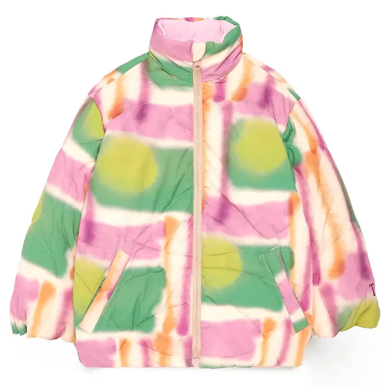 Aerosol Padded Jacket in Purple by True Artist