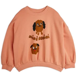 Doggies Sweatshirt in Pink by Mini Rodini