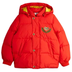 E.T. Embroidered Hooded Puffer Jacket by Mini Rodini