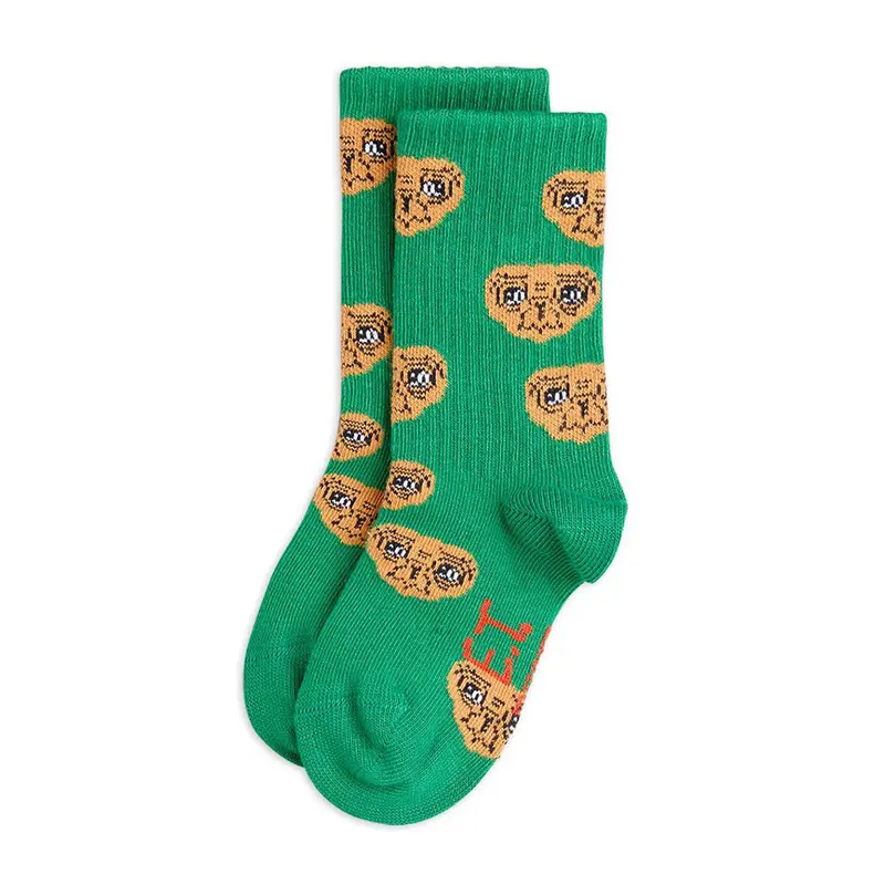 E.T. Socks in Green by Mini Rodini