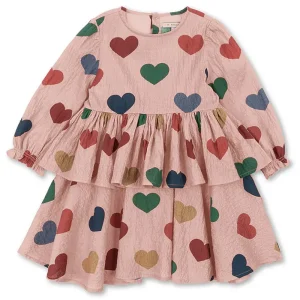Elin Dress in Coeur Rose Color by Konges Sljd