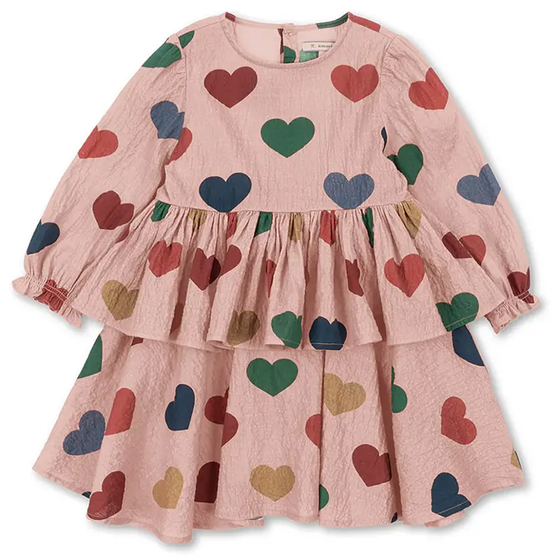 Elin Dress in Coeur Rose Color by Konges Sljd
