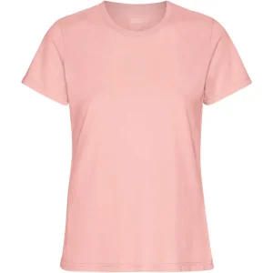 Light Tee in Bright Coral by Colorful Standard