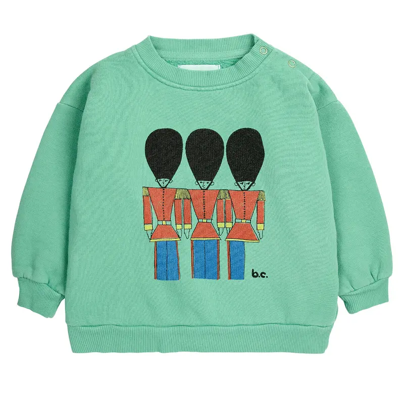 Little Tin Soldiers Baby Sweatshirt by Bobo Choses - Last One In Stock - 6 Months