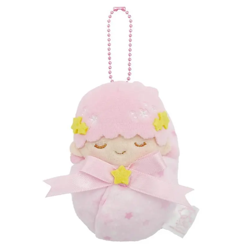 Little Twin Stars Lala in a Swaddle Keychain by Sanrio