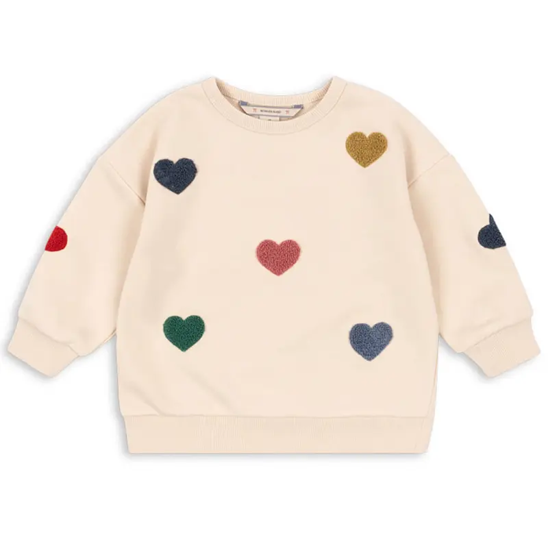 Lou Sweatshirt in Multi Heart by Konges Sljd