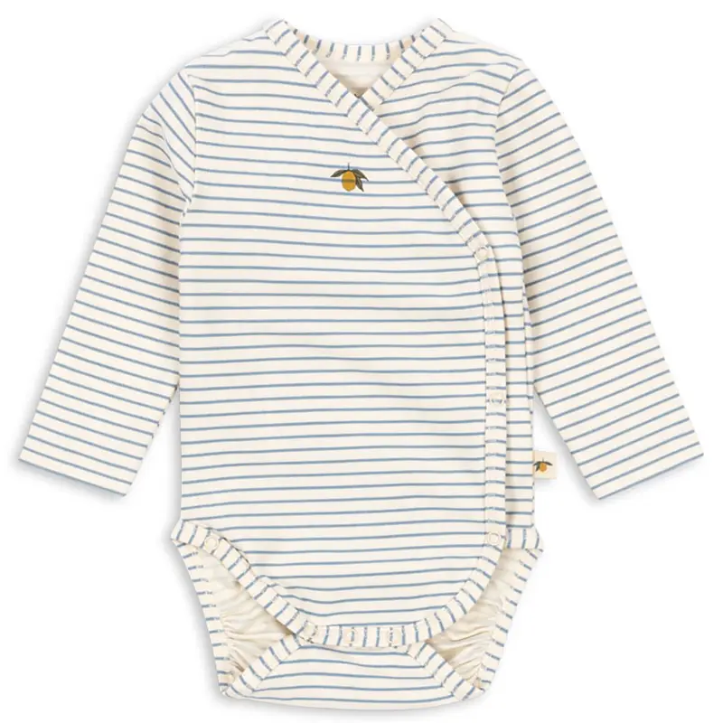 Newborn Baby Body in Stripe Bluie by Konges Slojd