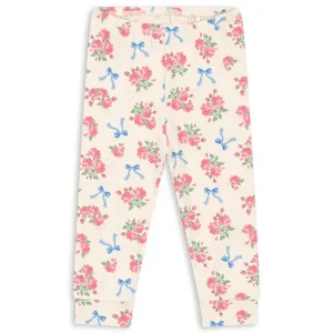 Newborn Baby Leggings in Bella Rosita by Konges Slojd