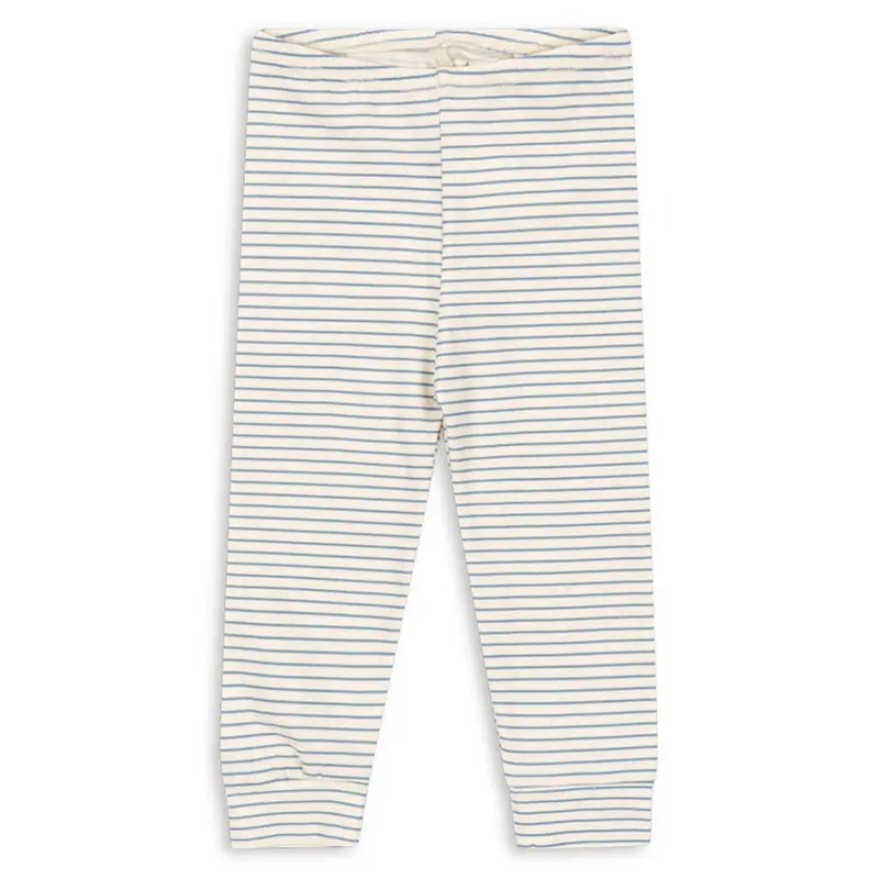 Newborn Baby Leggings in Stripe Bluie by Konges Slojd