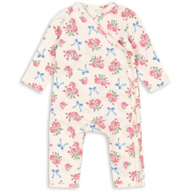 Newborn Baby Onesie in Bella Rosita by Konges Slojd