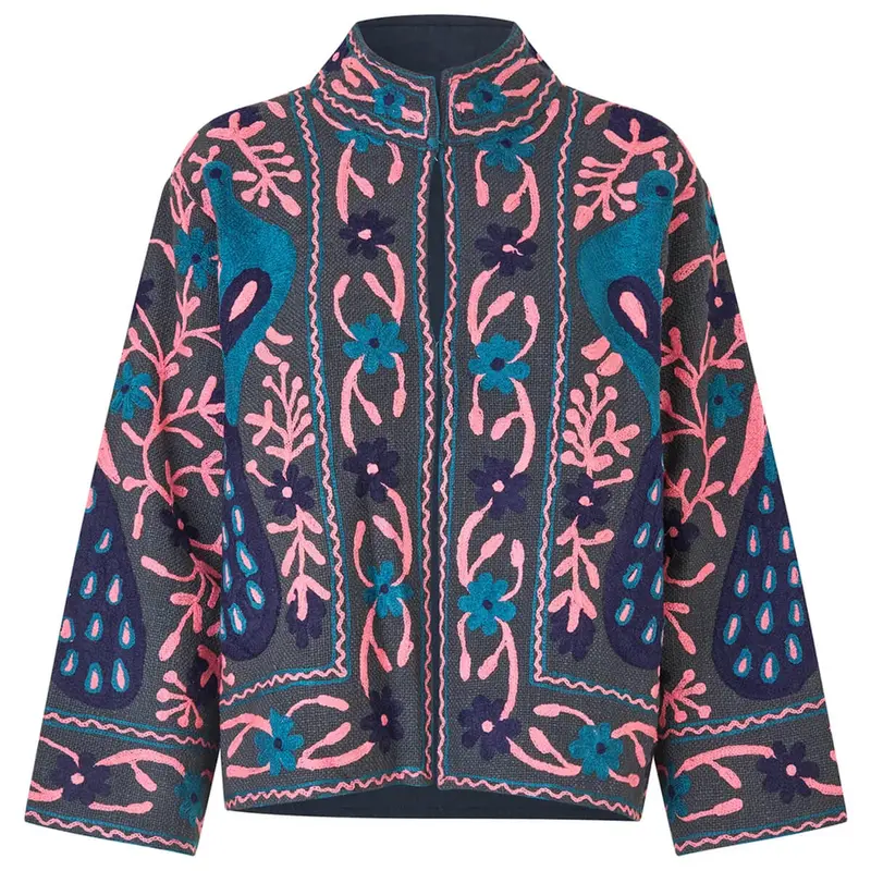 Sadie Jacket in Washed Black by Lollys Laundry