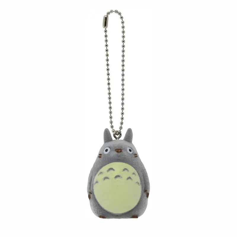 Studio Ghibli Totoro Mini Flocked Keyring by Sekiguchi Japan
