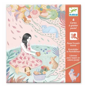 The Picnic Pastel Scratch Boards by Djeco