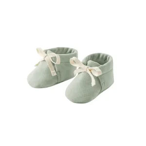 Baby Booties in Fern by Quincy Mae