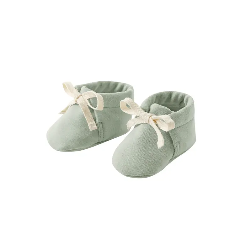 Baby Booties in Fern by Quincy Mae