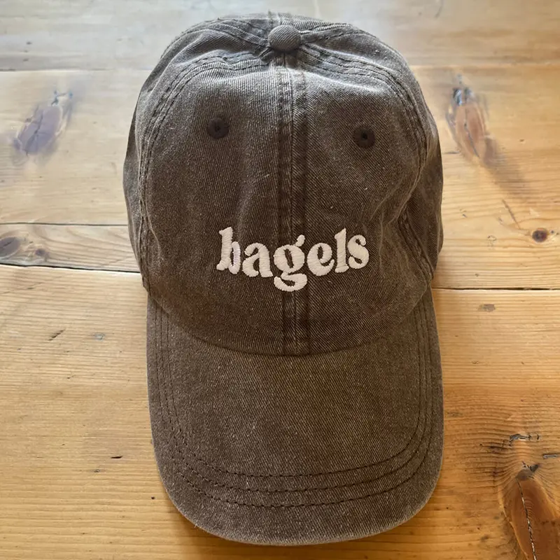 Bagels Baseball Cap by The Silver Spider