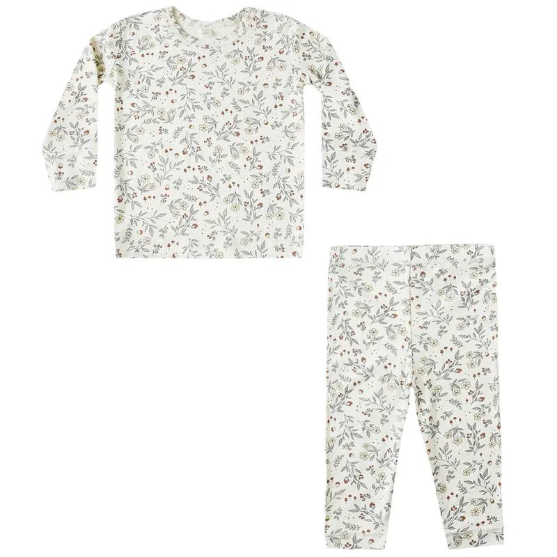 Bamboo Pyjama Set in Woodland by Quincy Mae