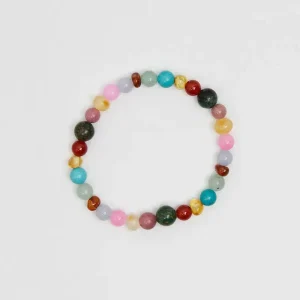 Billie Adult Bracelet in Rainbow Gemstones by Nirrimis