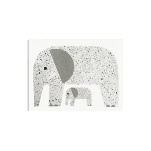 Elephants Mini Greetings Card by Scout Editions