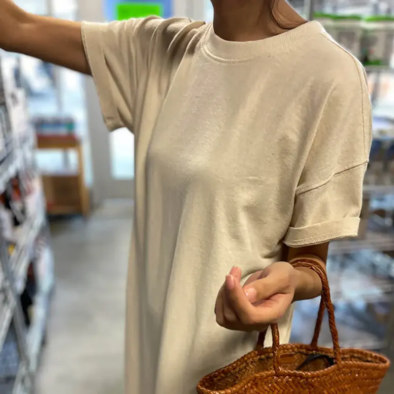 Her Dress in Naturel by Le Bon Shoppe