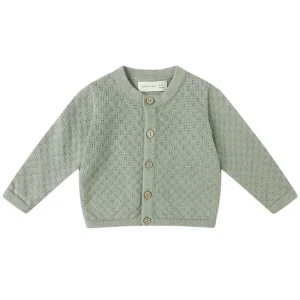 Knit Cardigan in Fern by Quincy Mae