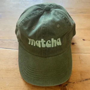 Matcha Baseball Cap by The Silver Spider