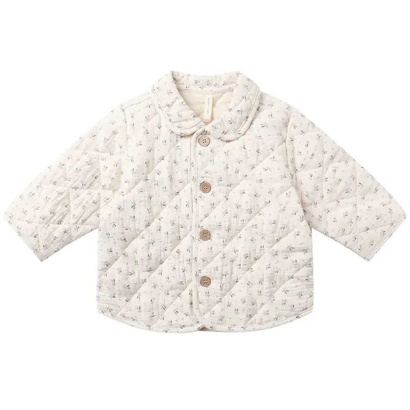 Quilted Jacket in Bluebell by Quincy Mae