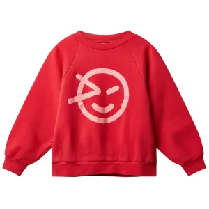 Raglan Wynk Sweat in Ladybird Red by Wynken