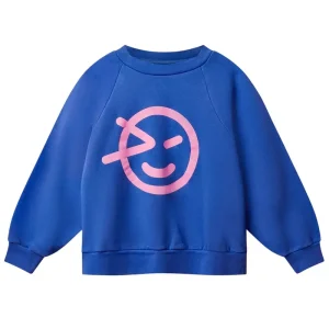 Raglan Wynk Sweat in Slow Blue by Wynken