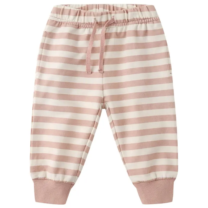 Relaxed Sweatpant in Pink Stripe by Quincy Mae
