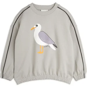 Seagull Sweatshirt in Grey by Mini Rodini - Last One In Stock - 12-18 Months