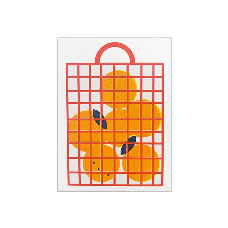 Seville Orange Greetings Card by Scout Editions