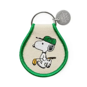 Snoopy Golf Patch Keychain by Three Potato Four X Peanuts