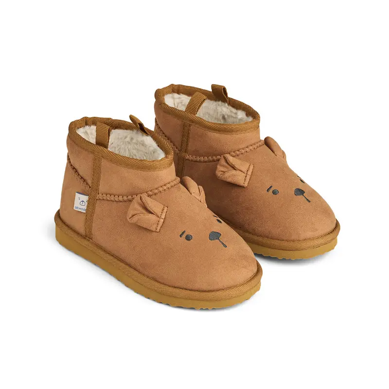 Alban Bear Shoes in Golden Caramel by Liewood