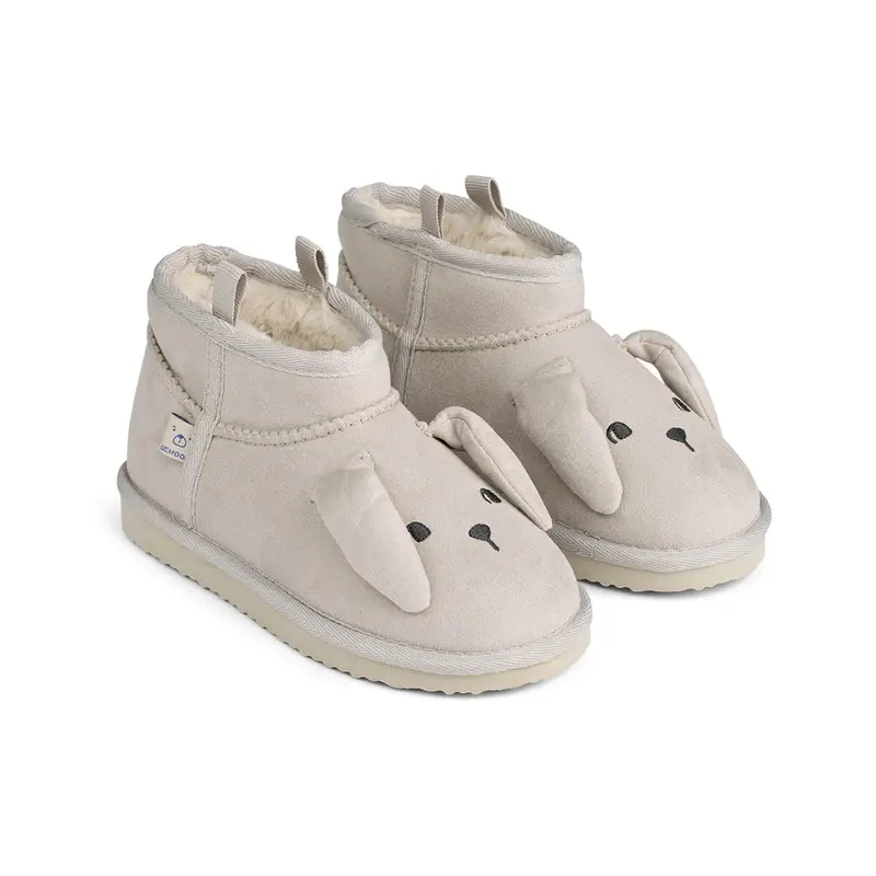 Alban Rabbit Shoes in Dumbo Grey by Liewood