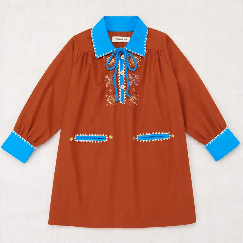 Anita Dress in Chili Spice by Misha & Puff