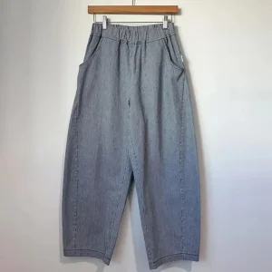 Arc Pants in Blue Stripe by Le Bon Shoppe