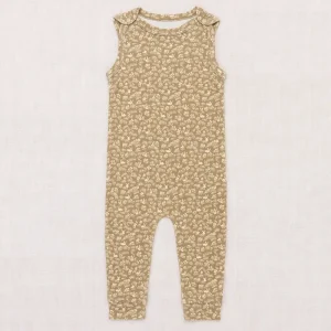 Baby Snap Overall in Otter Bunny Meadow by Misha & Puff