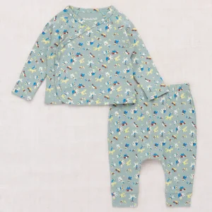 Baby Wrap Set in Overcast Circus by Misha & Puff