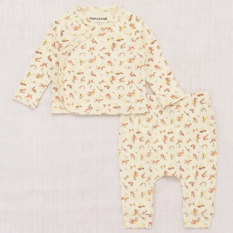 Baby Wrap Set in Sugar Circus by Misha & Puff