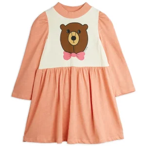 Bear Long Sleeve Dress by Mini Rodini