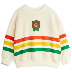Bear Stripe Sweatshirt by Mini Rodini