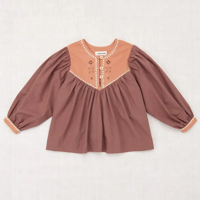 Betina Top in Mousse by Misha & Puff