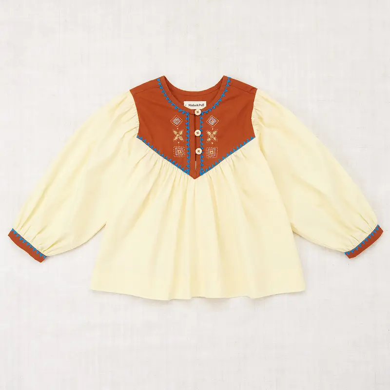 Betina Top in Raffia by Misha & Puff